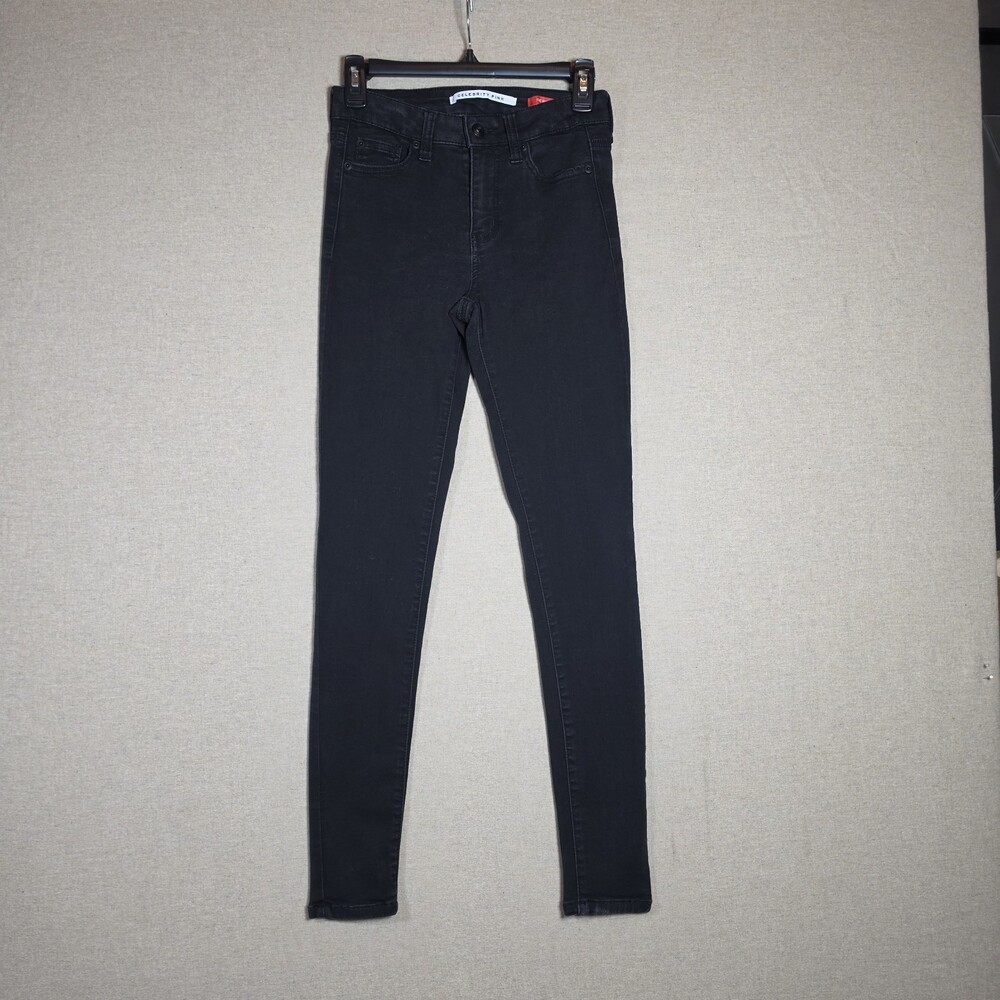 Celebrity Pink Skinny Mid-Rise The Rider Jeans Black Size 1/25